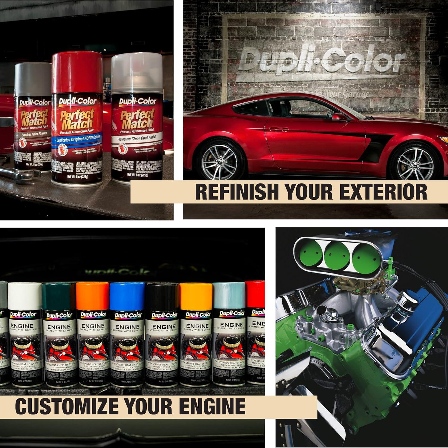imageDupliColor EDE162107 Engine Enamel with Ceramic Old Ford Blue 12 ozChrysler Corp Blue