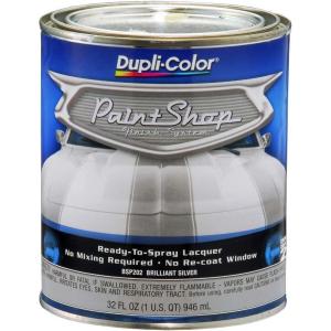 imageDupliColor BSP200 Paint Shop Finish System Base Coat  Jet Black  32 oz Automotive PaintBrilliant Silver Metallic