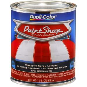imageDupliColor BSP200 Paint Shop Finish System Base Coat  Jet Black  32 oz Automotive PaintRed