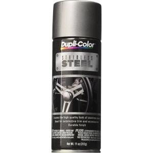 imageDupliColor ECS101007 Instant Enamel Metallic Automotive Paint  Chrome Spray Paint  11 oz Aerosol CanStainless Steel