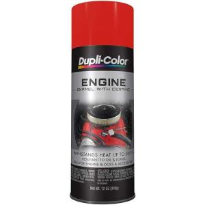 imageDupliColor EDE162107 Engine Enamel with Ceramic Old Ford Blue 12 ozChevrolet Orange
