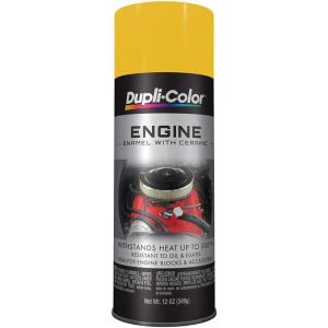 imageDupliColor EDE162107 Engine Enamel with Ceramic Old Ford Blue 12 ozDaytona Yellow