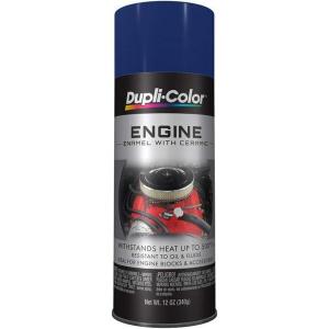 imageDupliColor EDE162107 Engine Enamel with Ceramic Old Ford Blue 12 ozFord Dark Blue