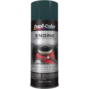 imageDupliColor EDE162107 Engine Enamel with Ceramic Old Ford Blue 12 ozRacing Green Hunter