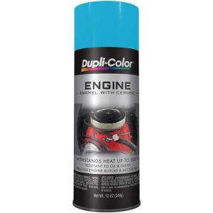 imageDupliColor EDE162107 Engine Enamel with Ceramic Old Ford Blue 12 ozTorque N Teal