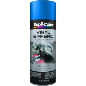 imageDupliColor HVP104 Vinyl and Fabric Coating Spray Paint  Gloss Black  11 oz Aerosol CanBlue