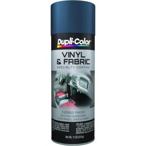imageDupliColor HVP104 Vinyl and Fabric Coating Spray Paint  Gloss Black  11 oz Aerosol CanMedium Blue