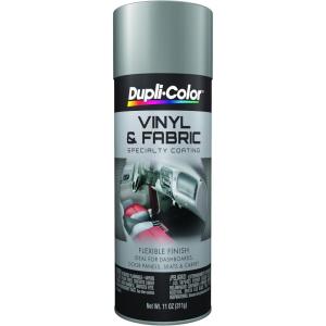 imageDupliColor HVP104 Vinyl and Fabric Coating Spray Paint  Gloss Black  11 oz Aerosol CanMedium Gray