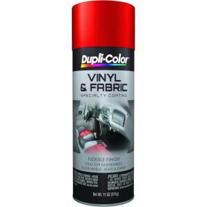 imageDupliColor HVP104 Vinyl and Fabric Coating Spray Paint  Gloss Black  11 oz Aerosol CanRed