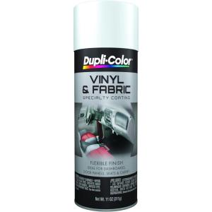 imageDupliColor HVP104 Vinyl and Fabric Coating Spray Paint  Gloss Black  11 oz Aerosol CanWhite