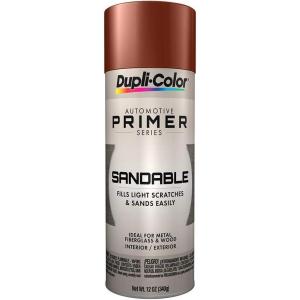 imageDupliColor K05250402 MultiPurpose Primer Sealer Paint  Gray Spray Paint  12 oz Aerosol CanRed Oxide