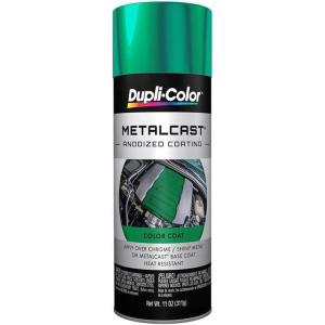 imageDupliColor MC204 Metalcast Automotive Spray Paint  Purple Anodized Coating  11 oz Aerosol CanGreen Anodized
