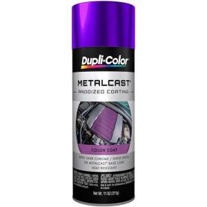 imageDupliColor MC204 Metalcast Automotive Spray Paint  Purple Anodized Coating  11 oz Aerosol CanPurple Anodized